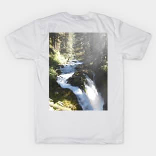 Sol Duc Falls Nature Photography Pacific Northwest T-Shirt